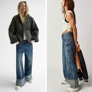 We the free. Free people. Final countdown jeans. 24 long tall altered.